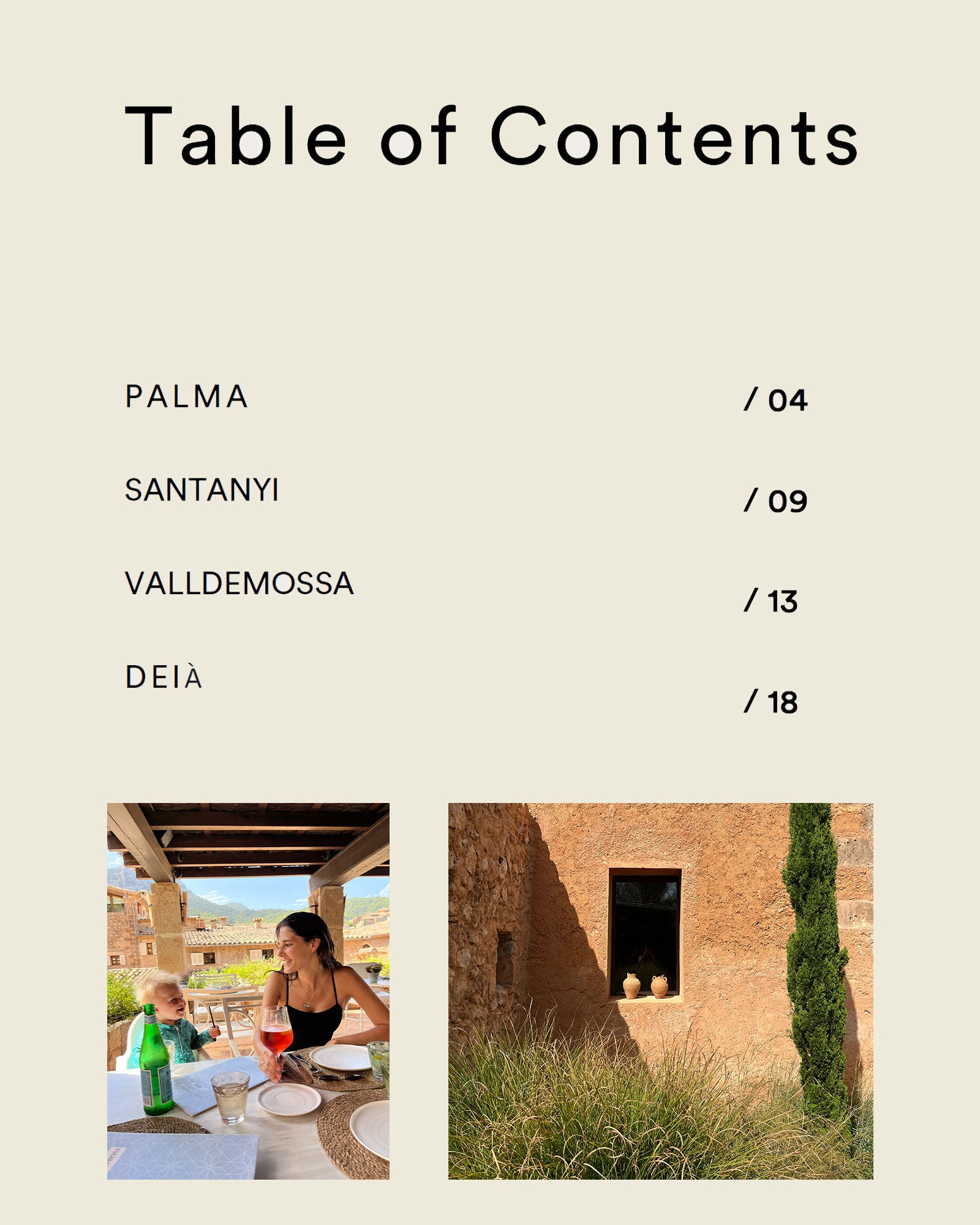 Canyon Coffee Mallorca Travel Guide Cover Page