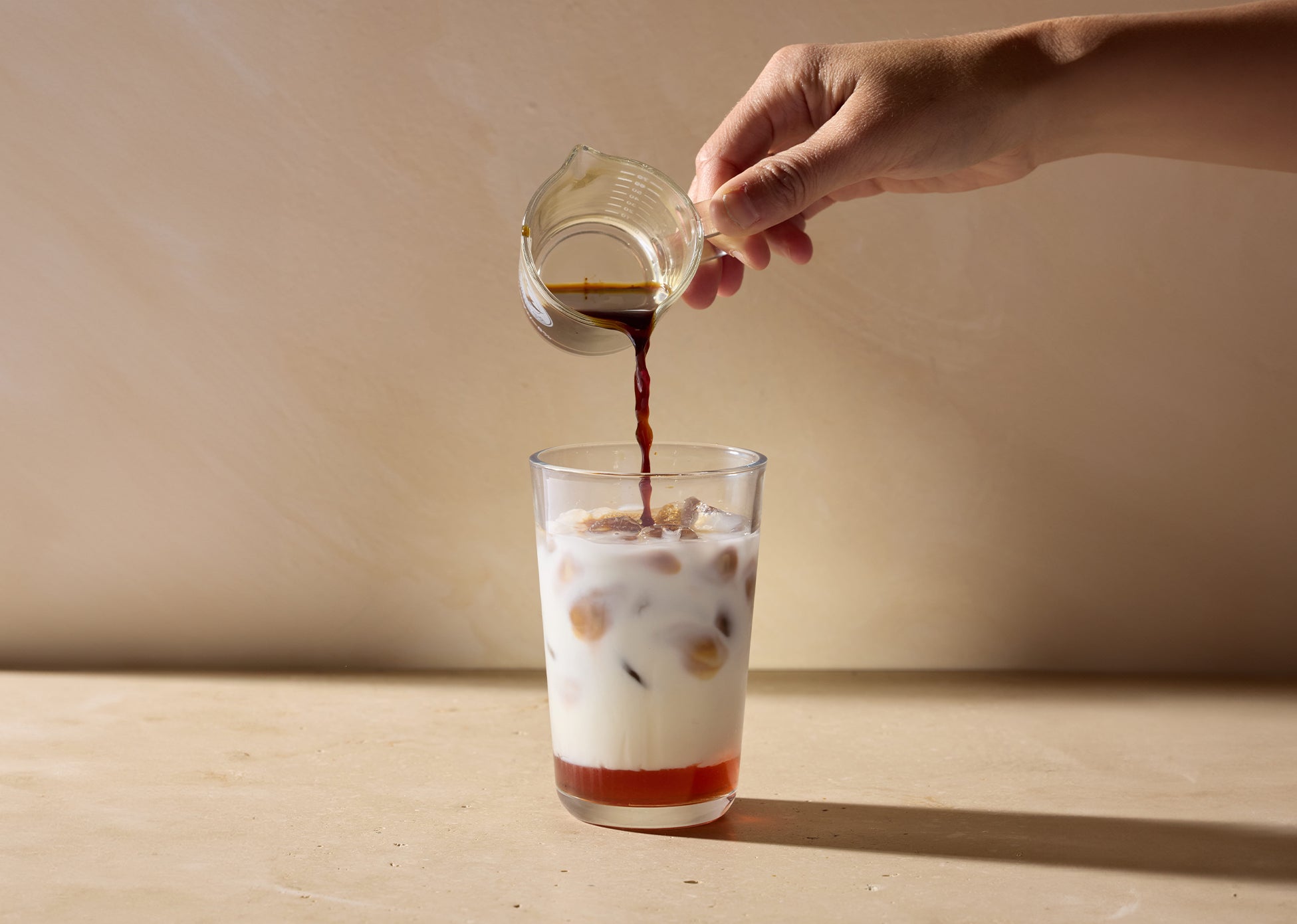 Recipe: Peaches and Cream Iced Coffee