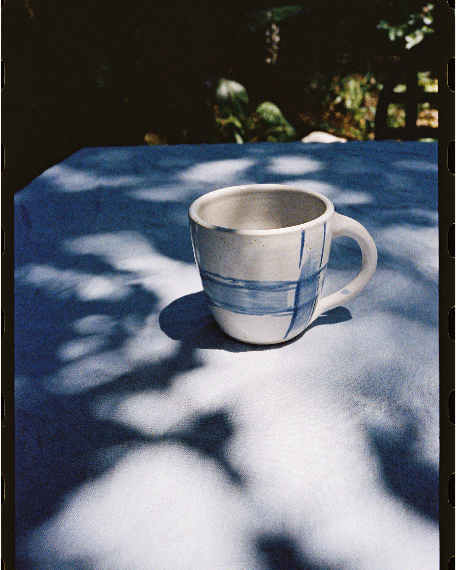 Liv Ryan White Brush Mug