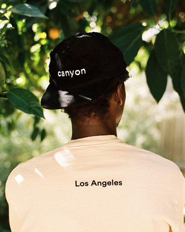 Canyon Coffee Corduroy Hat in Black