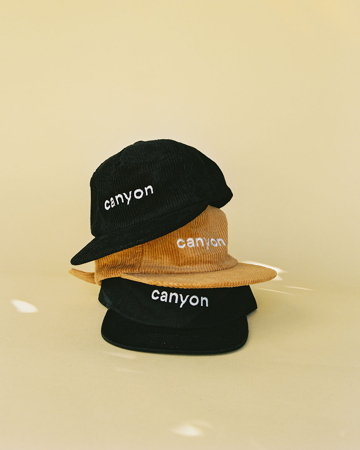 The Canyon Black Corduroy Hat | Canyon Coffee