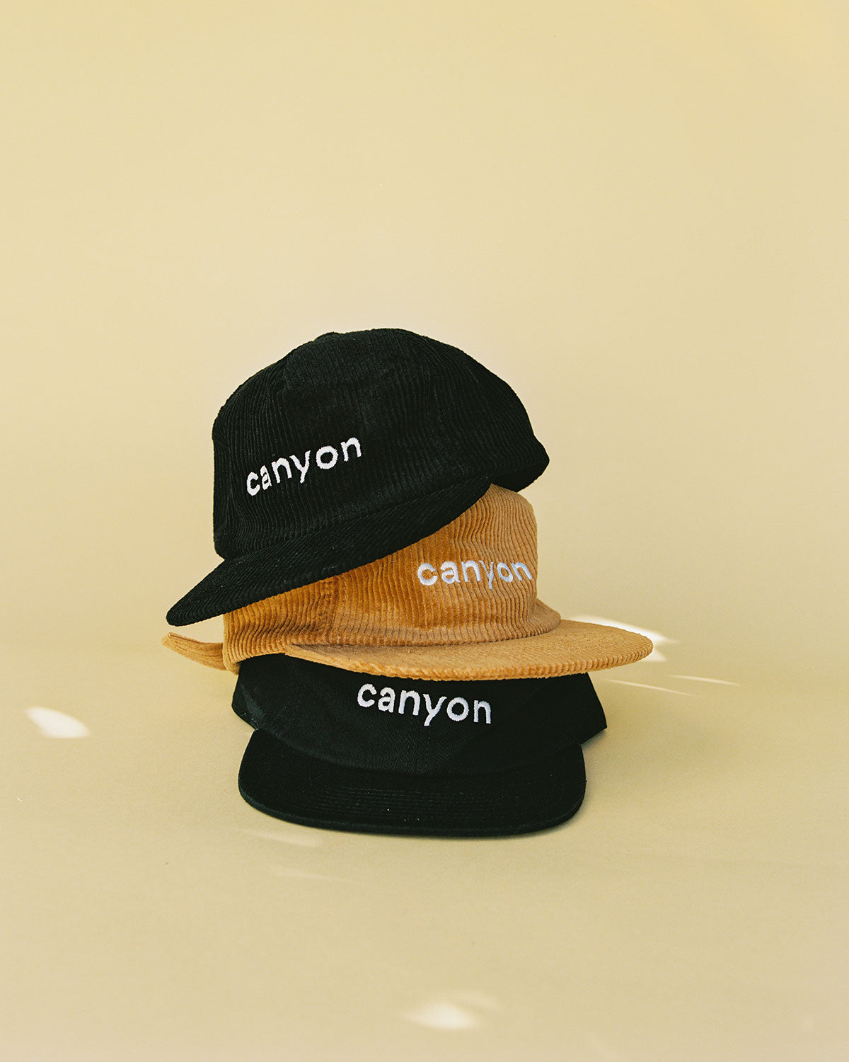 Black sales corduroy hat