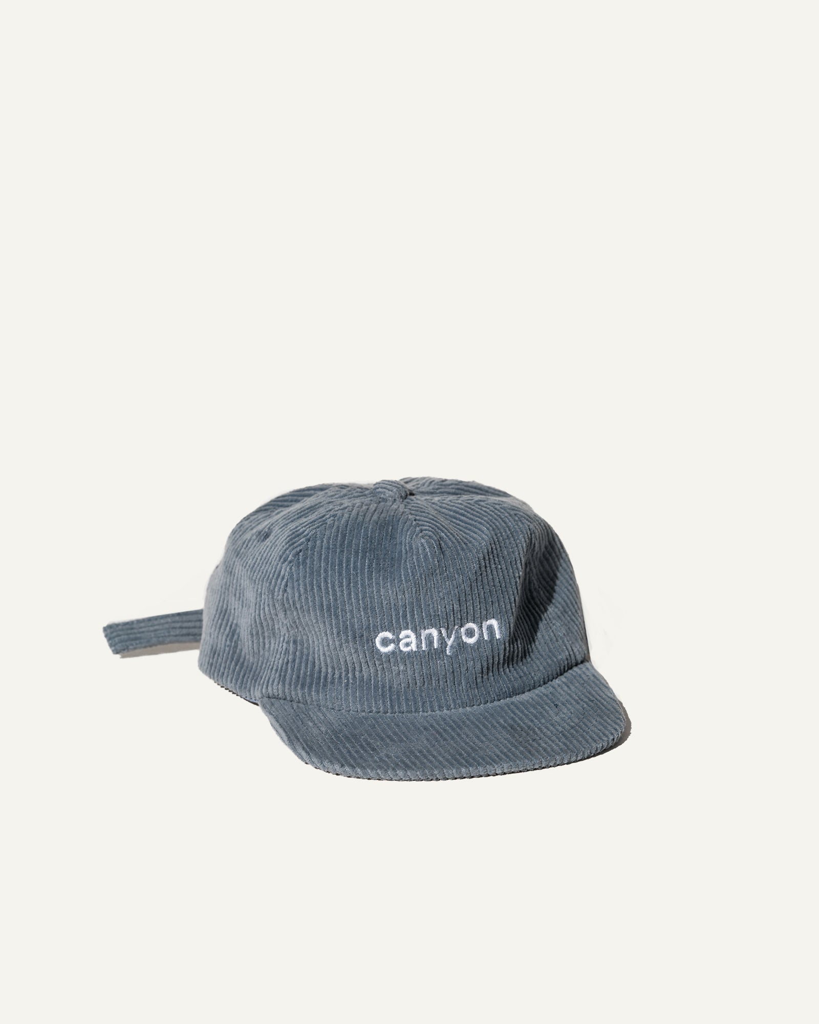 Canyon Coffee Kids Hat in Blue Corduroy