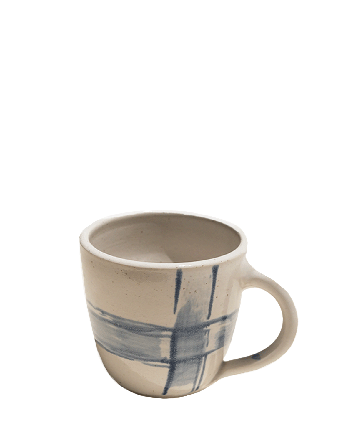 Liv Ryan White Brush Mug
