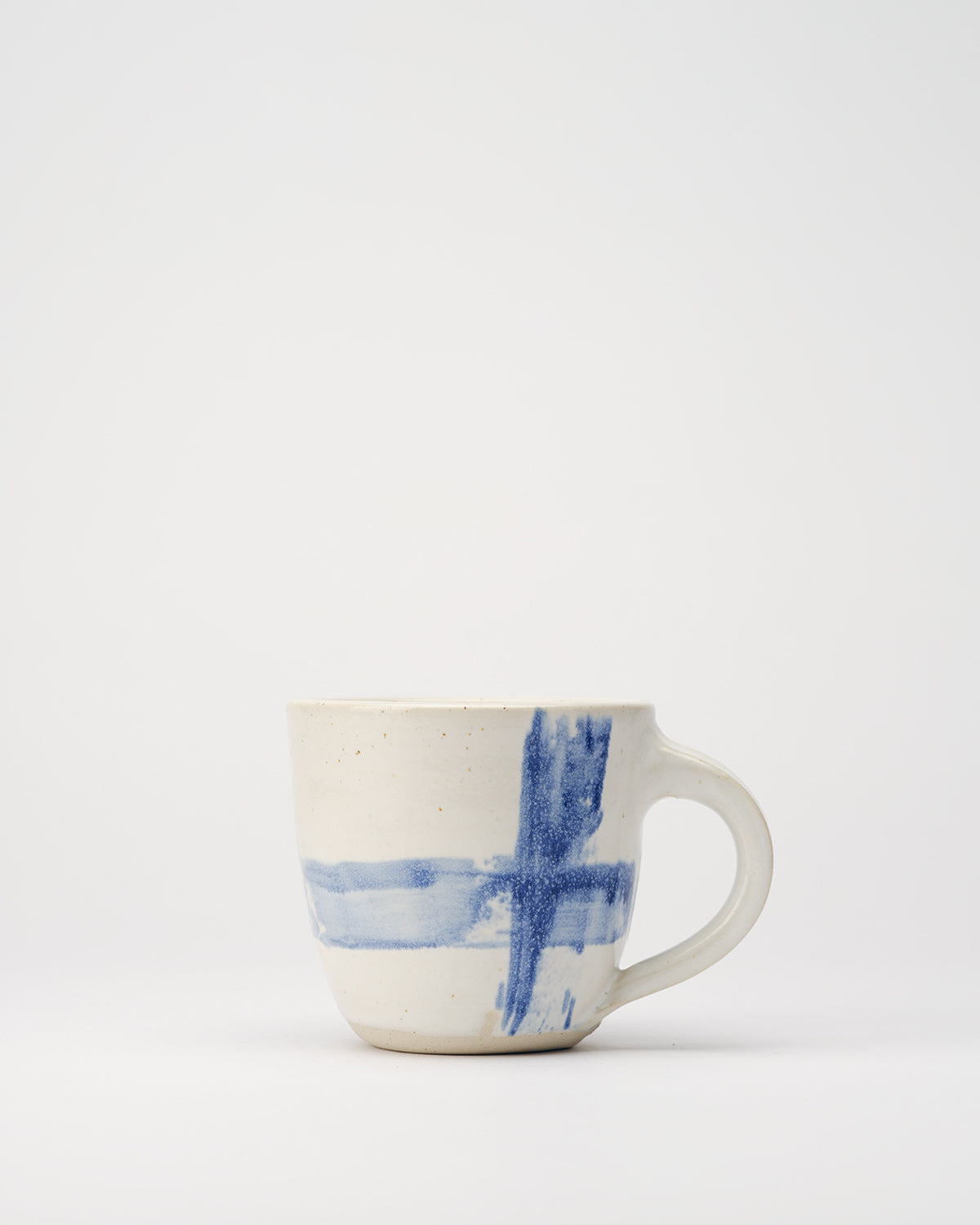 Liv Ryan White Brush Mug