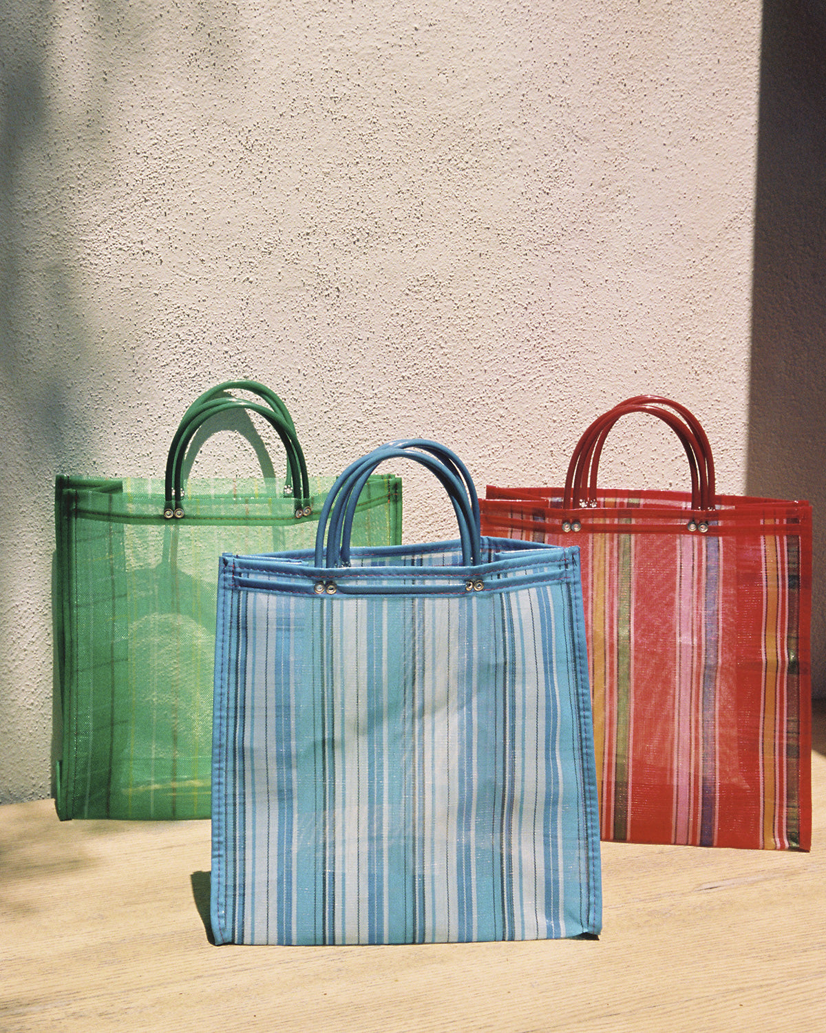 Blue Market Tote