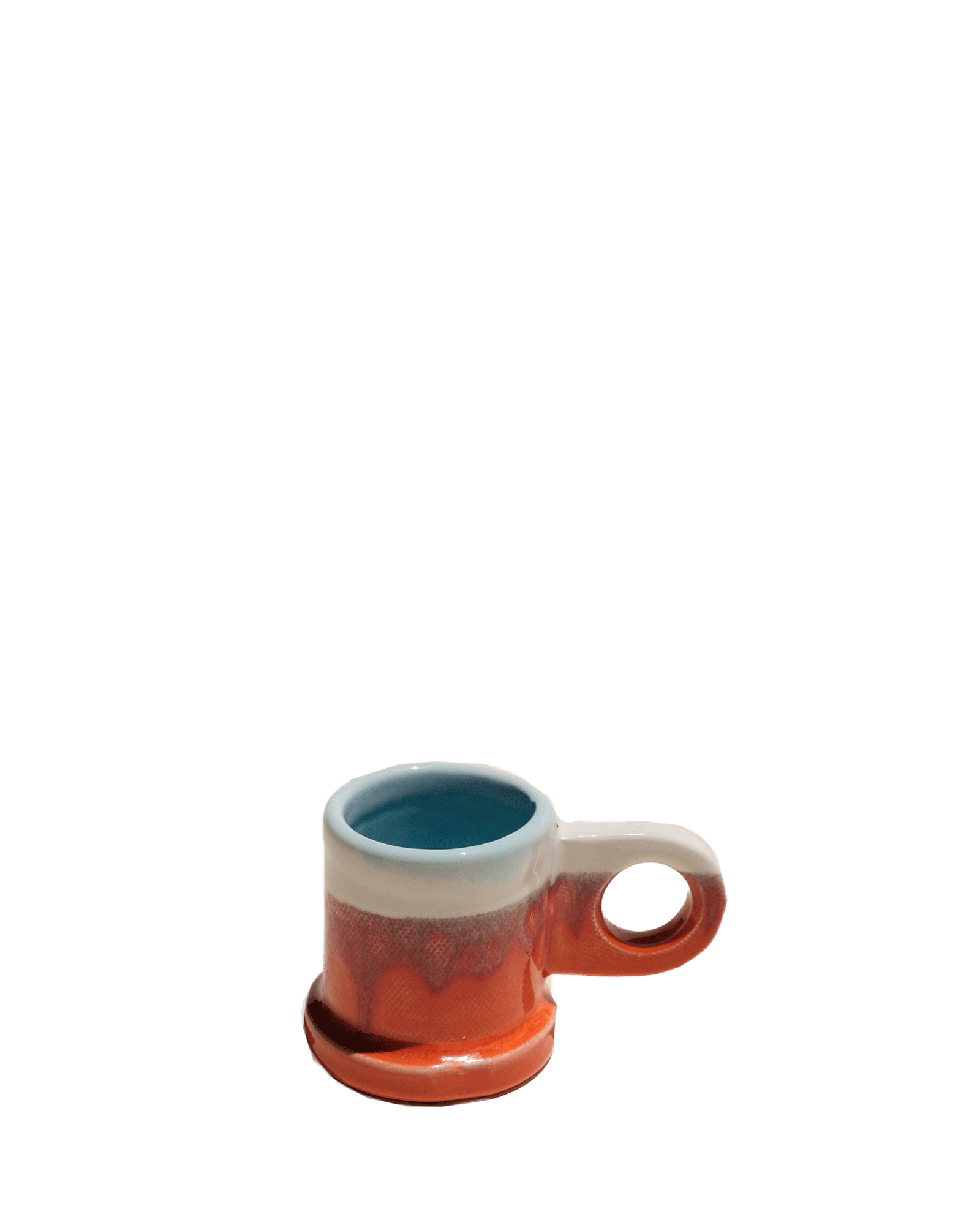 Double Dip Espresso Cup in Sunset by Peter Shire