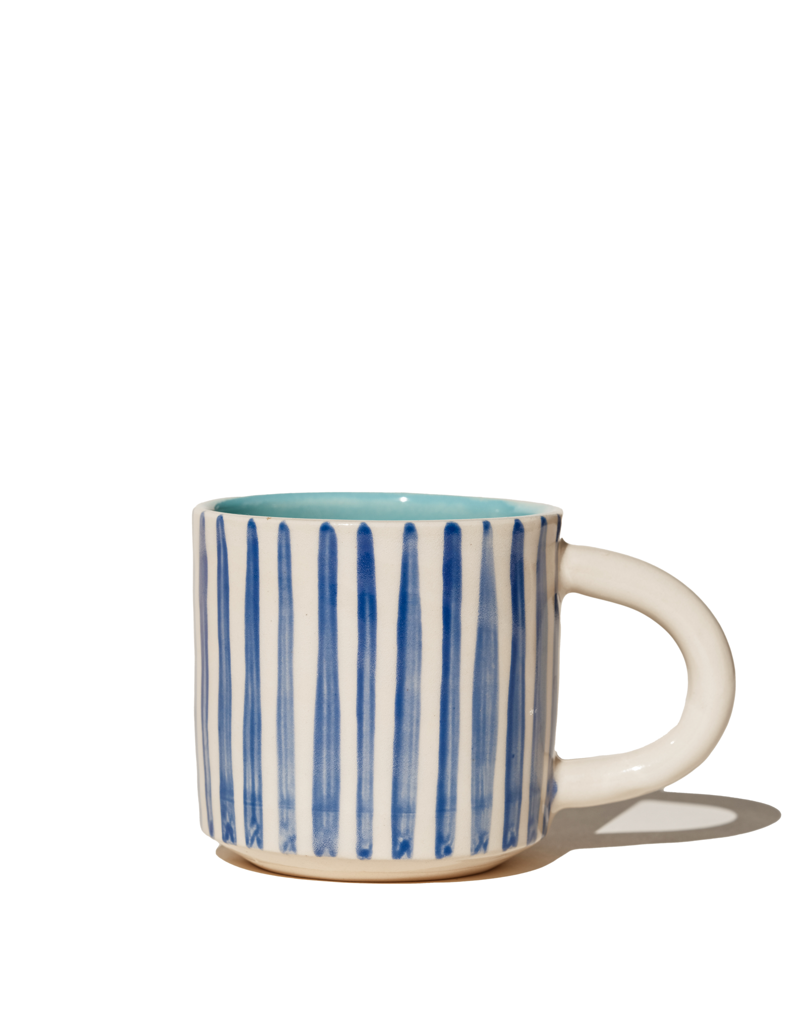 Blue Striped Mug by Pala Ceramics