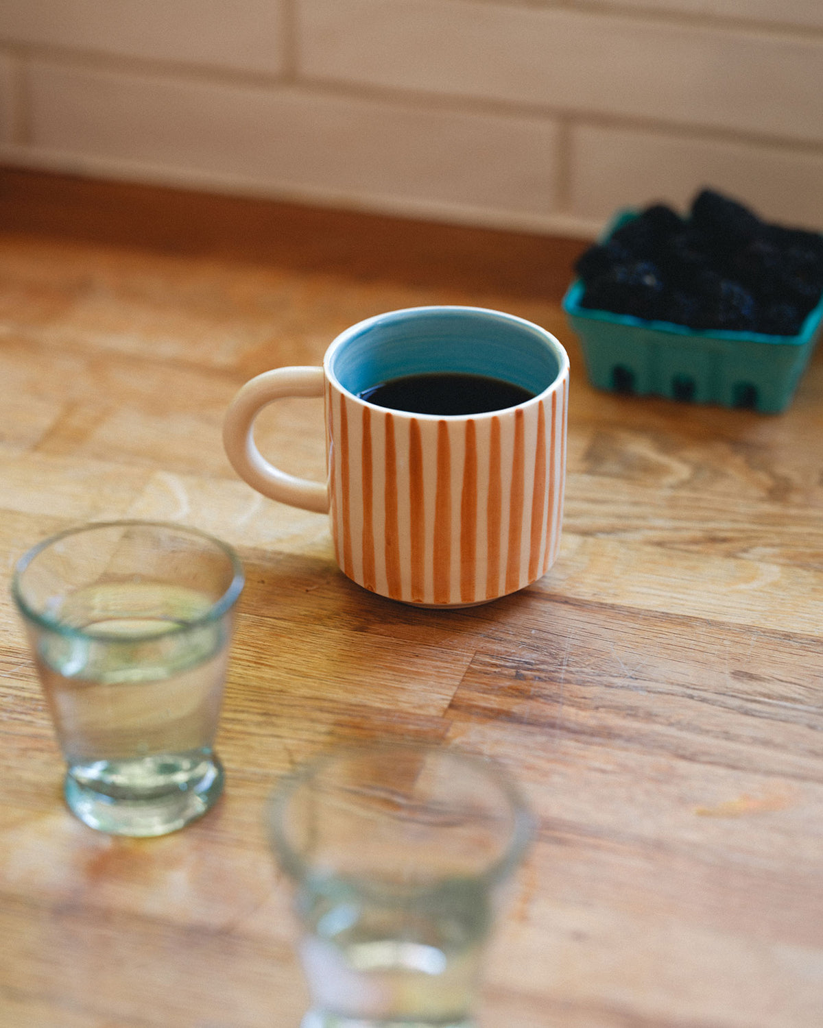 Striped Mug by Pala Ceramics