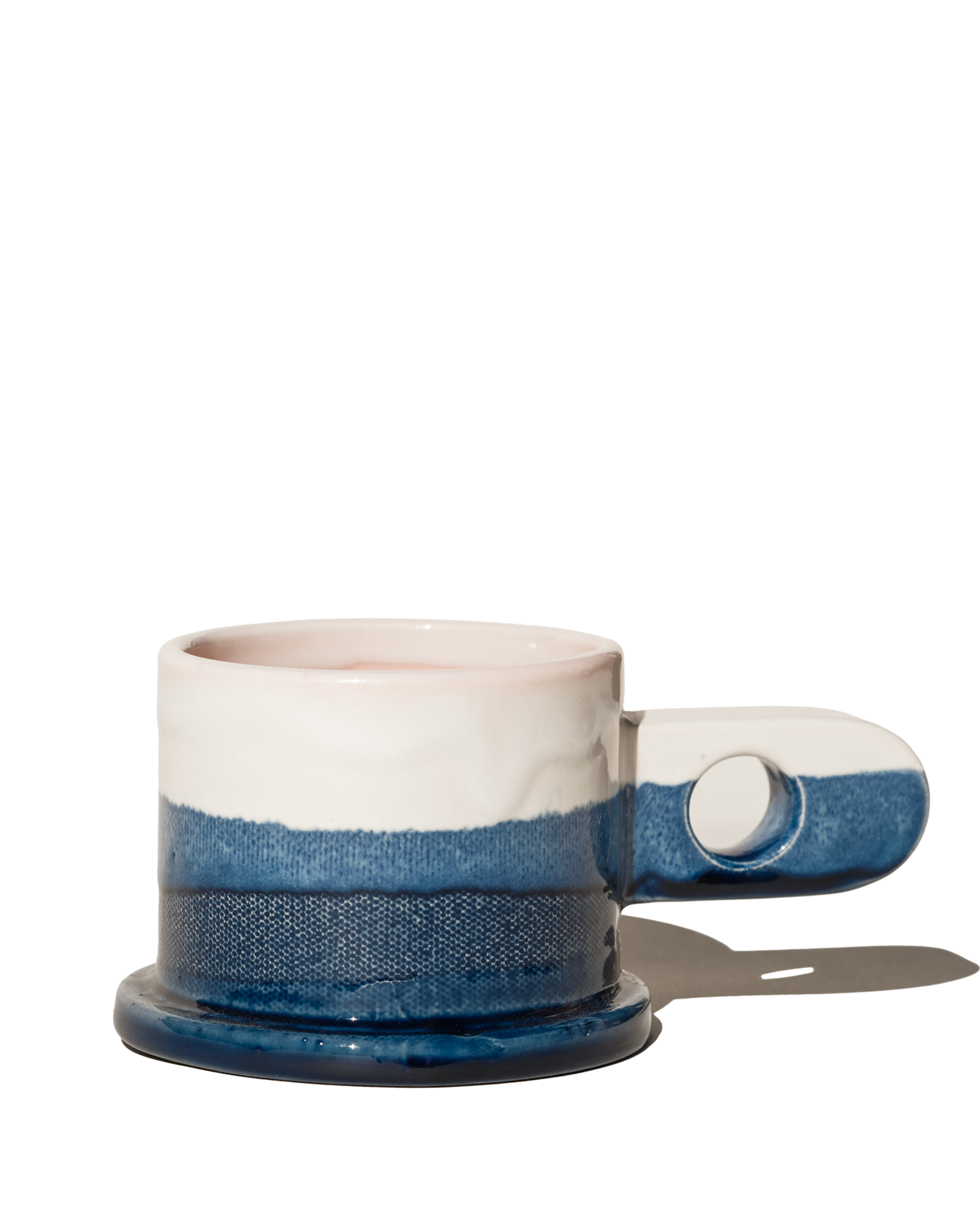 Double Dip Espresso Cup in Navy by Peter Shire
