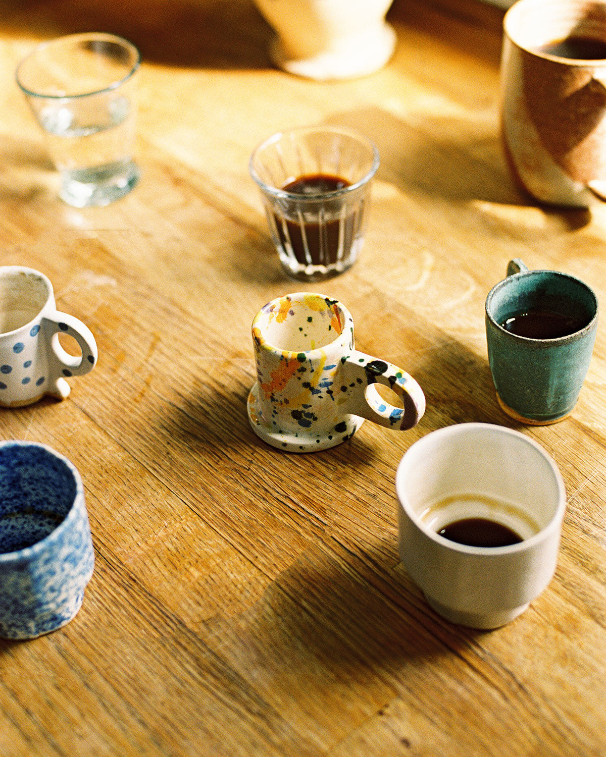 Polka Dot Espresso Cup by Sister Ceramics