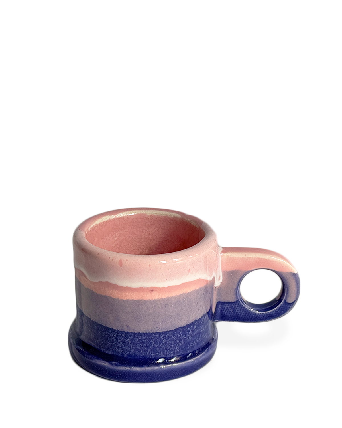 Pink Purple Dip Cortado Cup by Peter Shire