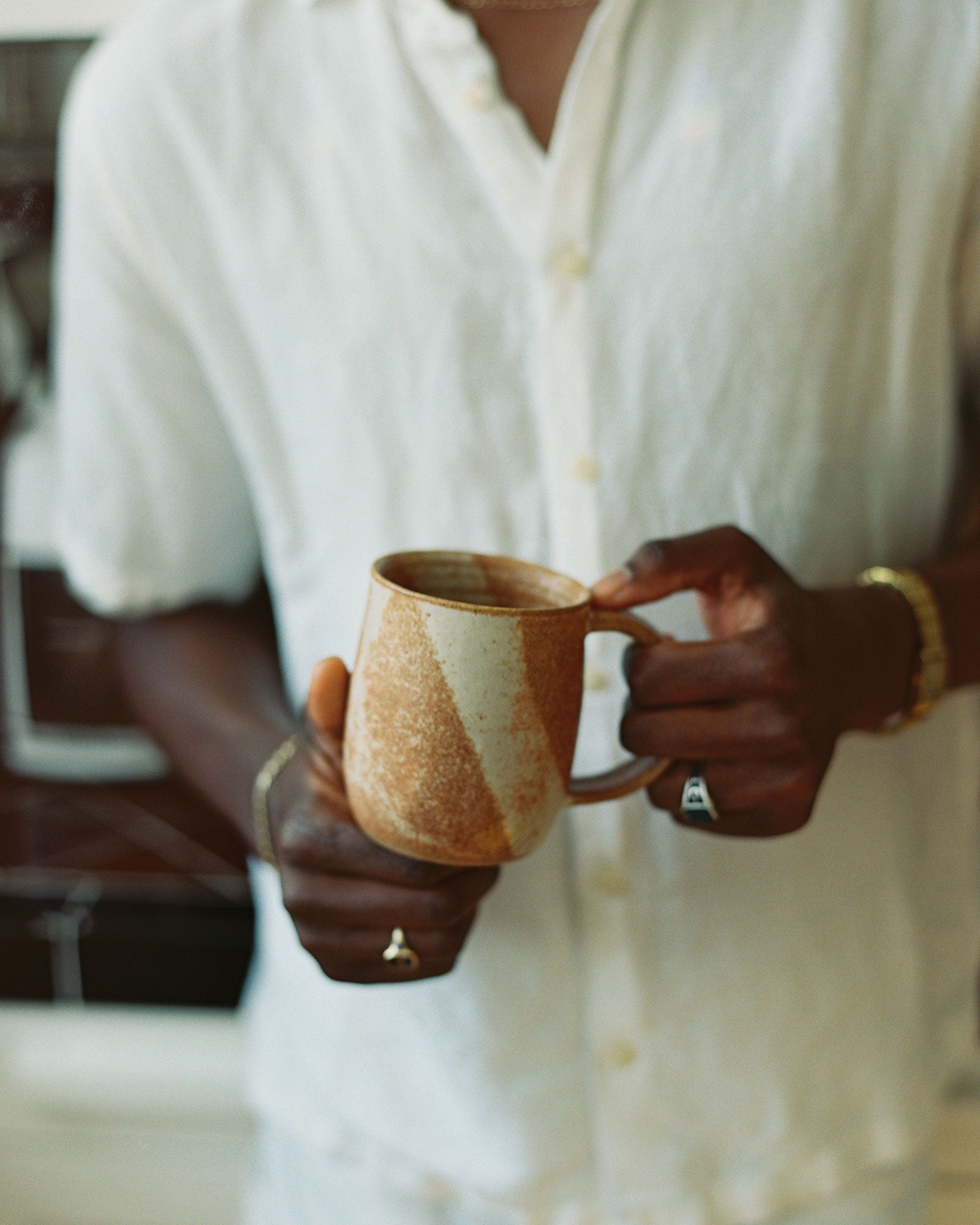 Alison Andersson Mug in White Splash