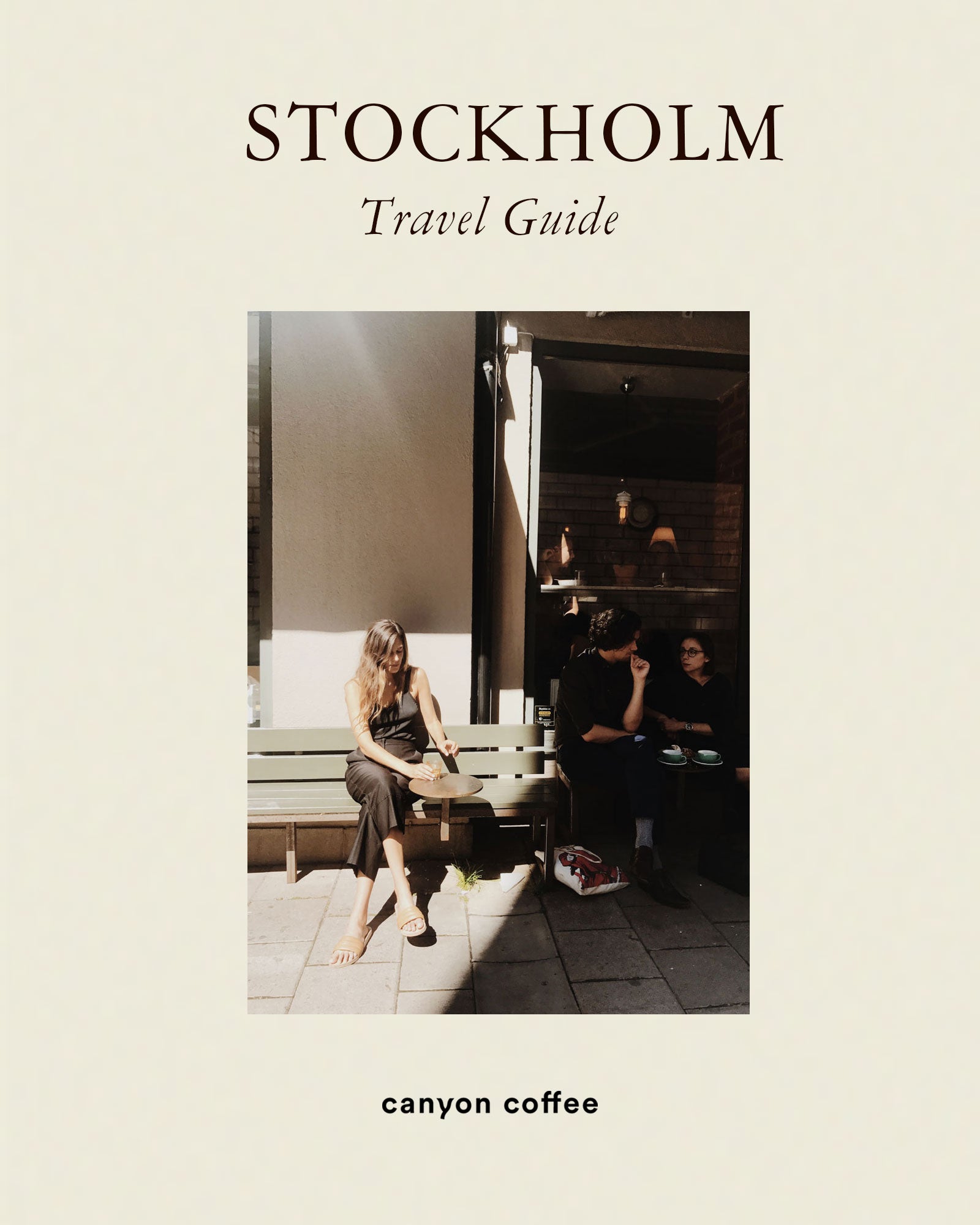 Cover of free Stockholm Coffee Guide, by Canyon Coffee