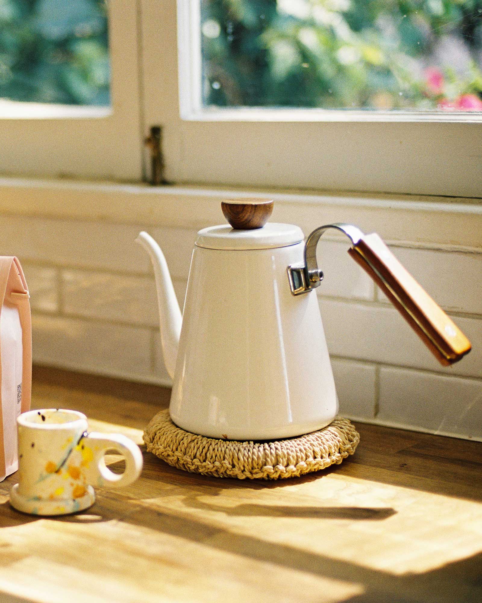 Kettle Holder made in Japan for Canyon Coffee